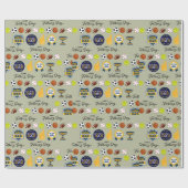 かわいいかわいいお父さんの日 ラッピングペーパー (フラット)