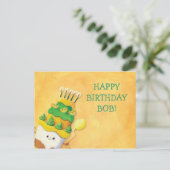 かわいいかわいいお誕生日ケーキ ポストカード (スタンド正面)