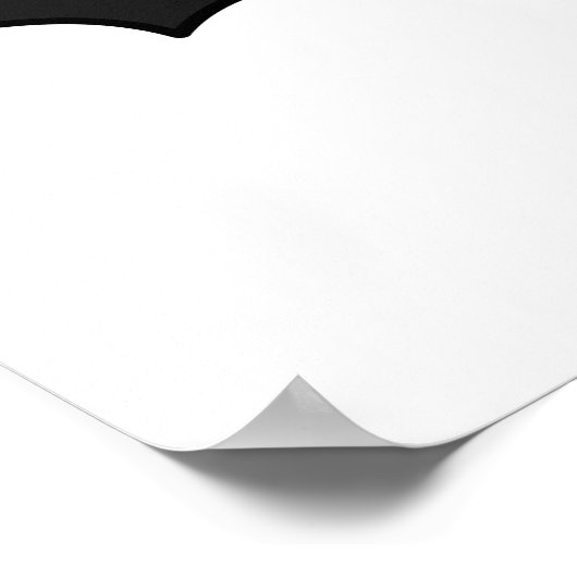 かわいいかわいいこうもり ポスター (角)