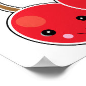 かわいいかわいいさくらんぼ ポスター (角)