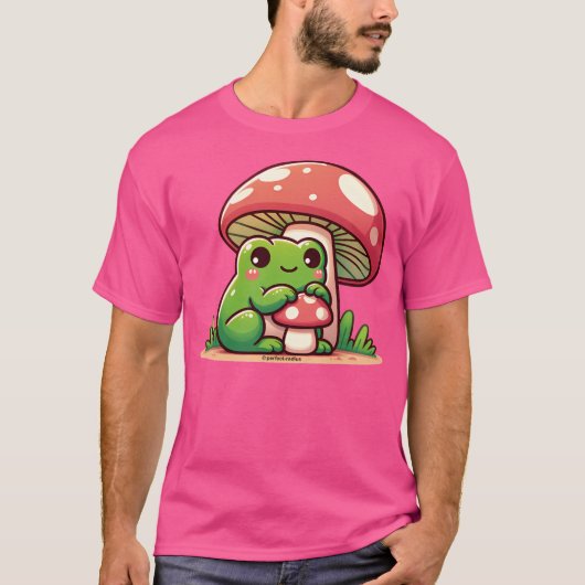 かわいいかわいいとカエル Tシャツ (正面)