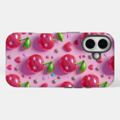 「かわいいかわいいのさくらんぼ柄 Case-Mate iPhoneケース (裏面 (横))