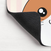 かわいいかわいいのさらさの子猫猫 マウスパッド (コーナー)