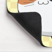 かわいいかわいいのさらさの子猫猫 マウスパッド (コーナー)