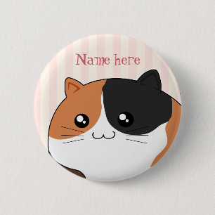 かわいいかわいいのさらさの子猫猫 缶バッジ