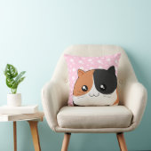 かわいいかわいいのぽっちゃりしたさらさの子猫猫 クッション (椅子)