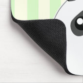 かわいいかわいいのぽっちゃりしたパンダくま マウスパッド (コーナー)