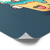 かわいいかわいいのアイスクリームをカップに ポスター (角)