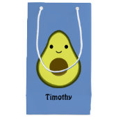 かわいいかわいいのアボカド スモールペーパーバッグ (正面)