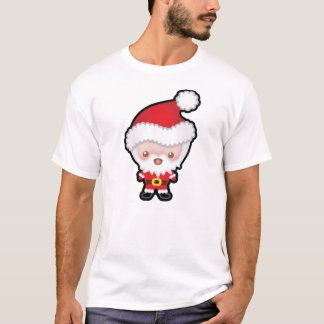 かわいいかわいいのサンタクロースのクリスマスメンズTシャツ Tシャツ