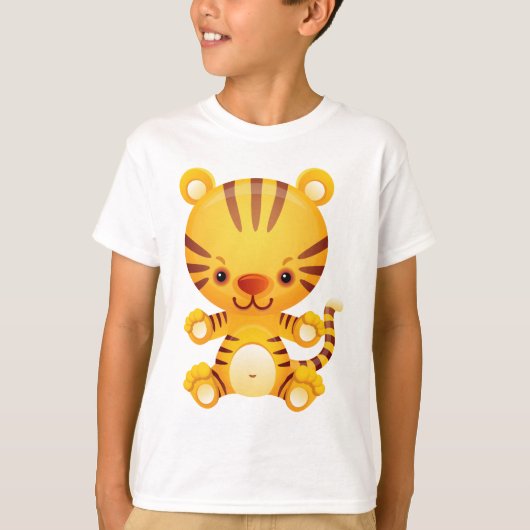 かわいいかわいいのトラ Tシャツ (正面)