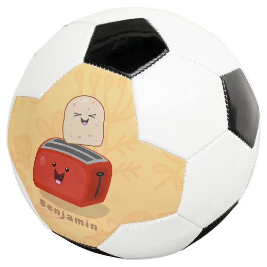 かわいいかわいいのトーストと赤トースター漫画 サッカーボール (3/4)