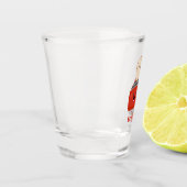 かわいいかわいいのトーストと赤トースター漫画 ショットグラス (左)