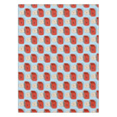 かわいいかわいいのトーストと赤トースター漫画 テーブルクロス (正面)