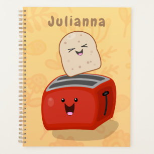 かわいいかわいいのトーストと赤トースター漫画 プランナー手帳