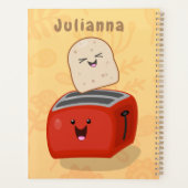 かわいいかわいいのトーストと赤トースター漫画 プランナー手帳 (裏面)