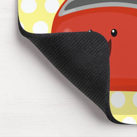 かわいいかわいいのトーストと赤トースター漫画 マウスパッド (コーナー)