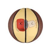 かわいいかわいいのトーストと赤トースター漫画 ミニバスケットボール (縦)