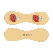 かわいいかわいいのトーストと赤トースター漫画 野球ボール (パネル)