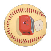 かわいいかわいいのトーストと赤トースター漫画 野球ボール (正面左)