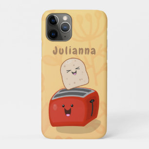 かわいいかわいいのトーストと赤トースター漫画 iPhone 11 PROケース