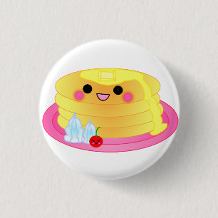 かわいいかわいいのパンケーキ 缶バッジ