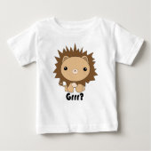 かわいいかわいいのライオンGrrrか。 Tシャツ (正面)