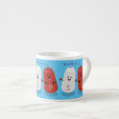 かわいいかわいいの塩とコショウのシェーカー漫画 エスプレッソカップ (正面右)