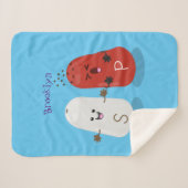 かわいいかわいいの塩とコショウのシェーカー漫画 シェルパブランケット (正面(横))