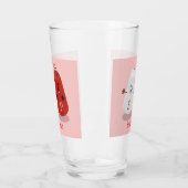 かわいいかわいいの塩とコショウのシェーカー漫画 タンブラーグラス (左)