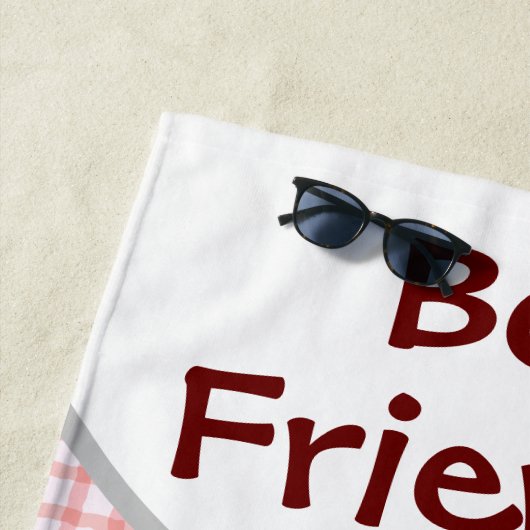 かわいいかわいいの塩とコショウのシェーカー漫画 ビーチタオル (インサイチュ)