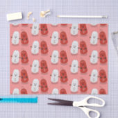 かわいいかわいいの塩とコショウのシェーカー漫画 薄葉紙 (クラフト)