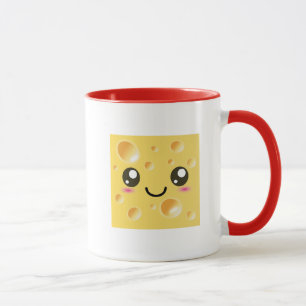 かわいいかわいいの幸せなチーズ マグカップ