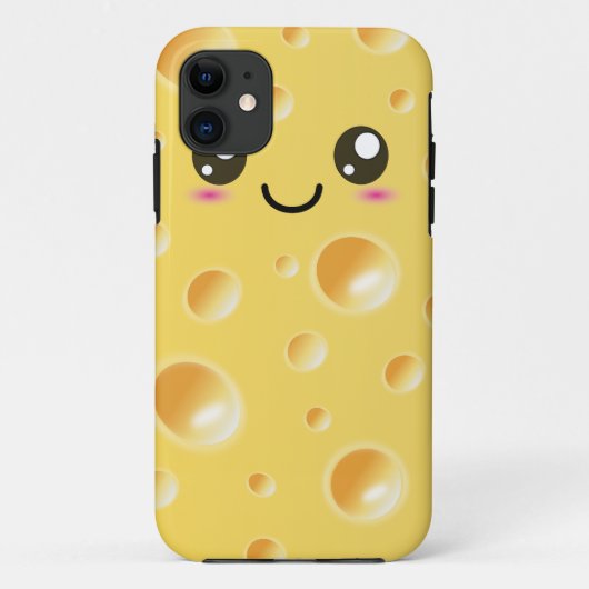 かわいいかわいいの幸せなチーズ Case-Mate iPhoneケース (裏面)