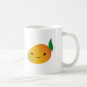 かわいいかわいいの微笑のマンゴ コーヒーマグカップ