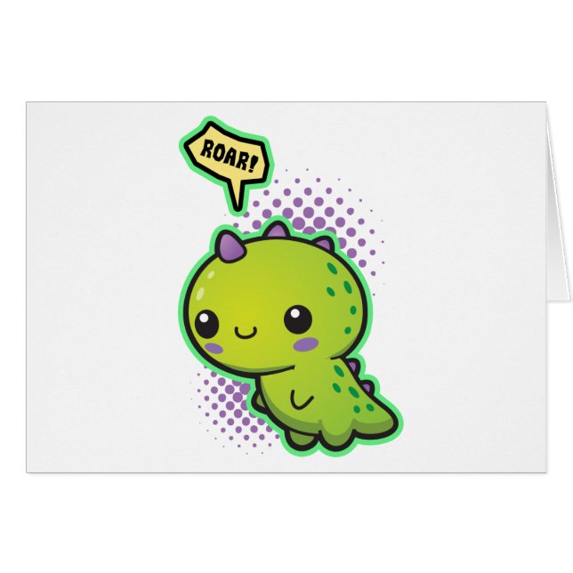 かわいいかわいいの恐竜 (正面横)