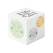 かわいいかわいいの惑星は夢の大きな小さな1つのベビー フォトキューブ (裏面アングル)