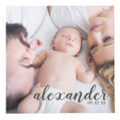 かわいいかわいいの惑星は夢の大きな小さな1つのベビー フォトキューブ (正面)