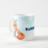 かわいいかわいいの漫画の孤 コーヒーマグカップ (正面左)