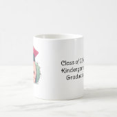 かわいいかわいいの漫画パーソナライズされた卒業 コーヒーマグカップ (中央)