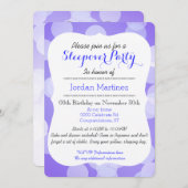 かわいいかわいいの睡眠のアカギツネのsleepoverのパーティー 招待状 (正面/裏面)