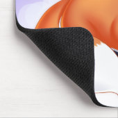 かわいいかわいいの睡眠の漫画の孤 マウスパッド (コーナー)