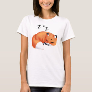かわいいかわいいの睡眠の漫画の孤 Tシャツ
