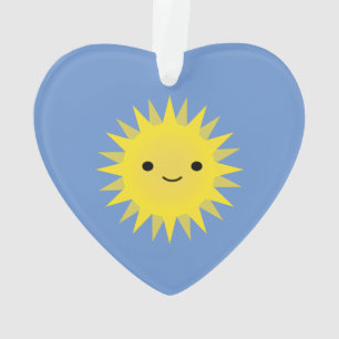 かわいいかわいいの笑顔の太陽 オーナメント