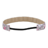 かわいいかわいいの落書き猫が付いているパターン アスレチックヘッドバンド (裏面)