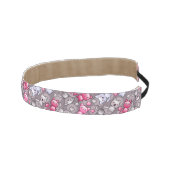 かわいいかわいいの落書き猫が付いているパターン アスレチックヘッドバンド (右)