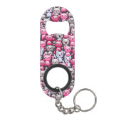 かわいいかわいいの落書き猫2が付いているパターン キーホルダー栓抜き (裏面)