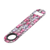 かわいいかわいいの落書き猫2が付いているパターン スピード栓抜き (正面アングル)