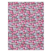 かわいいかわいいの落書き猫2が付いているパターン テーブルクロス (正面)