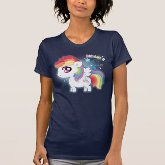 かわいいかわいいの虹の子馬 Tシャツ